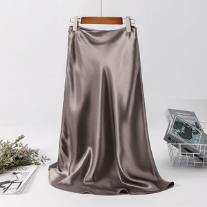 Falda Midi Elegante de Cintura Alta