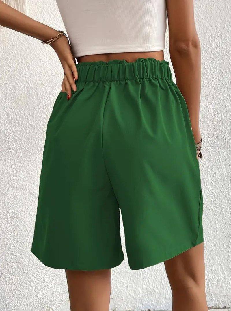 Shorts de Mujer de Tiro Alto Plisados-82558-7cb544e8-8354-423c-9cb5-1ab5d946d59c