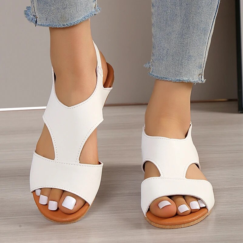 Sandalias Chic con Tiras y Diseño Minimalista