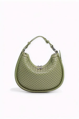 Bolso Media Luna Tejido – Elegancia Artesanal