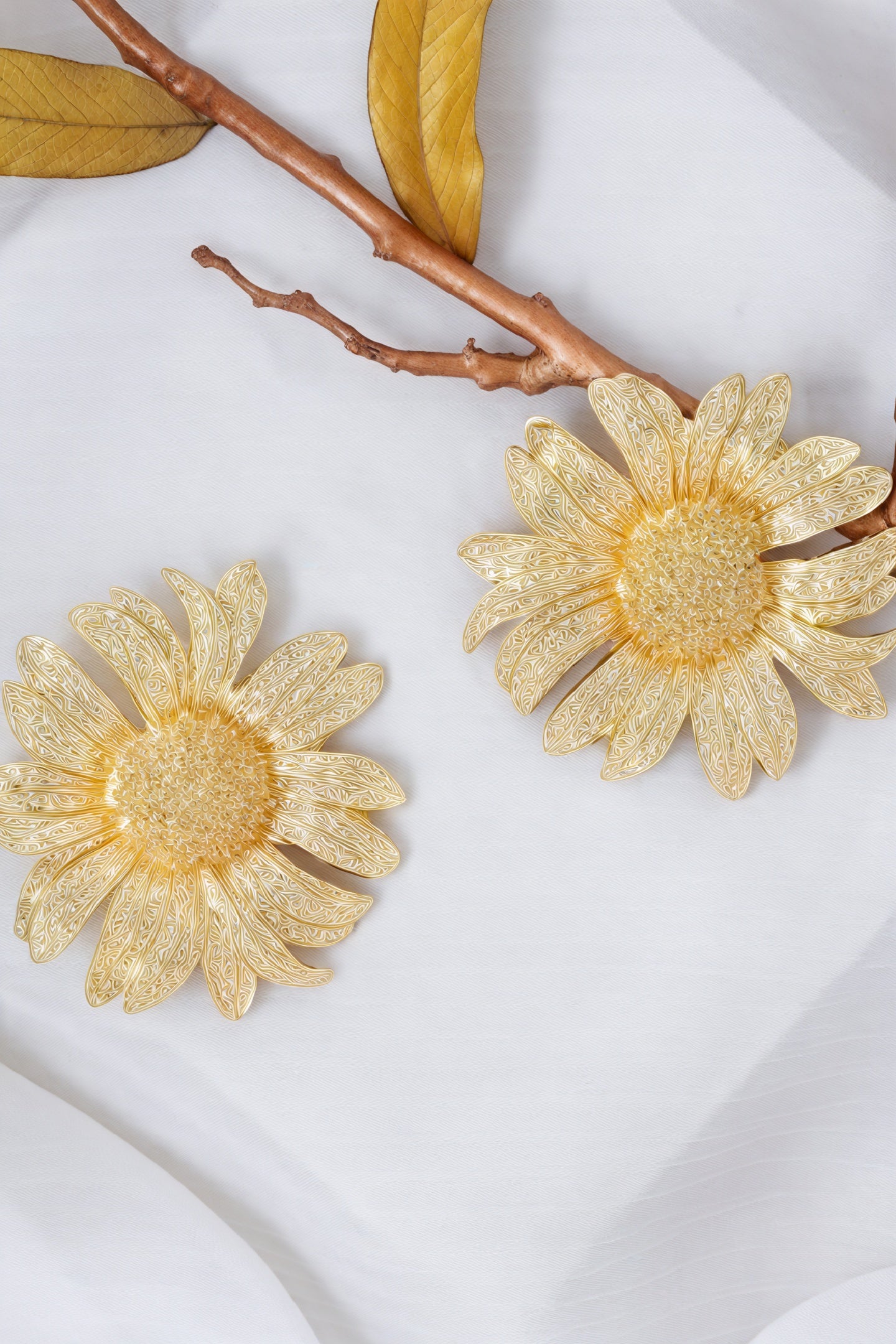 Pendientes Florales Declaración