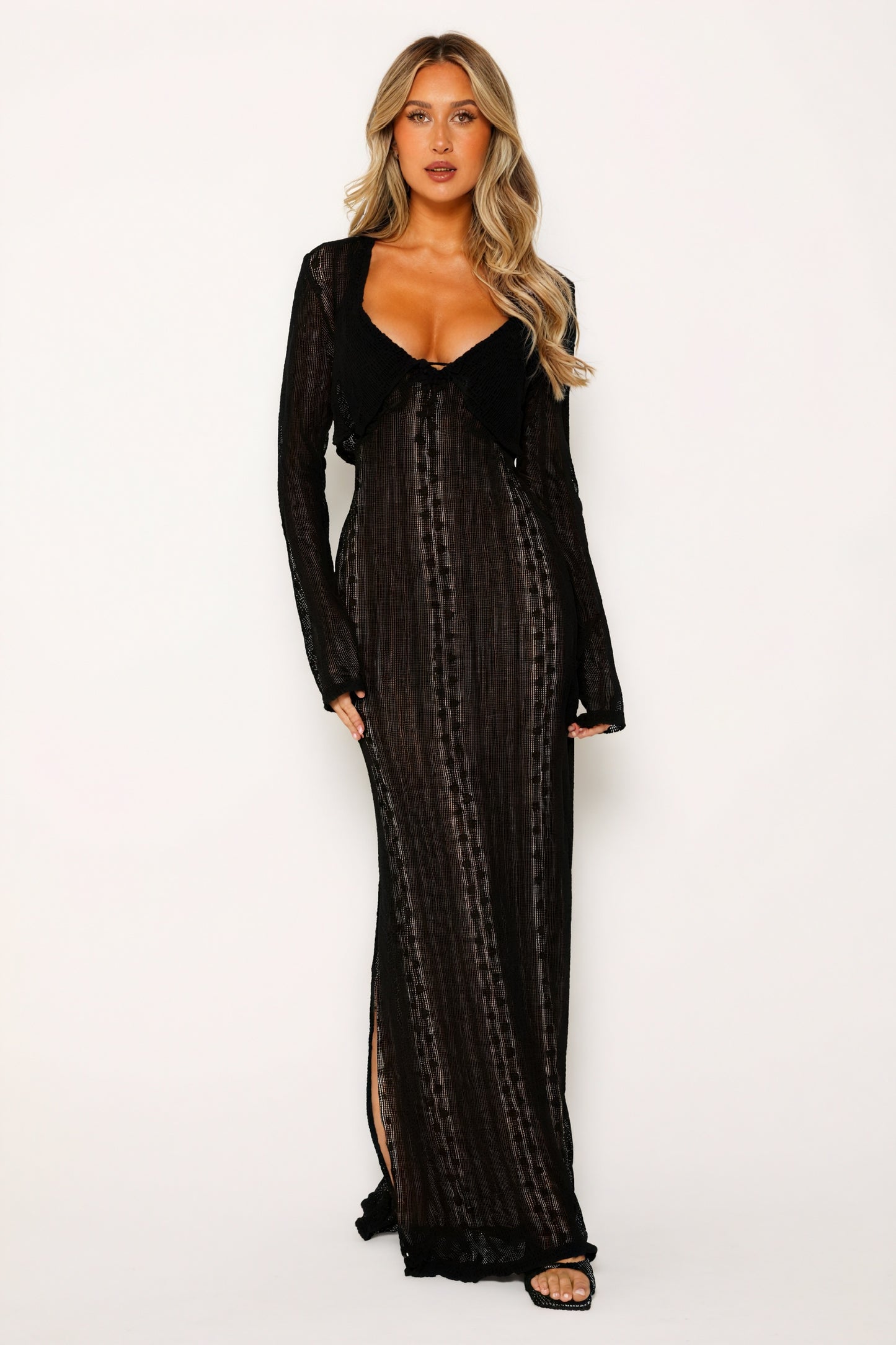Vestido Etereo con Bolero a Juego