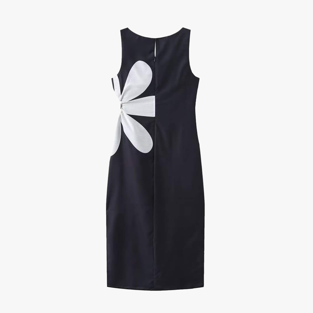 Vestido Midi Floral Chic