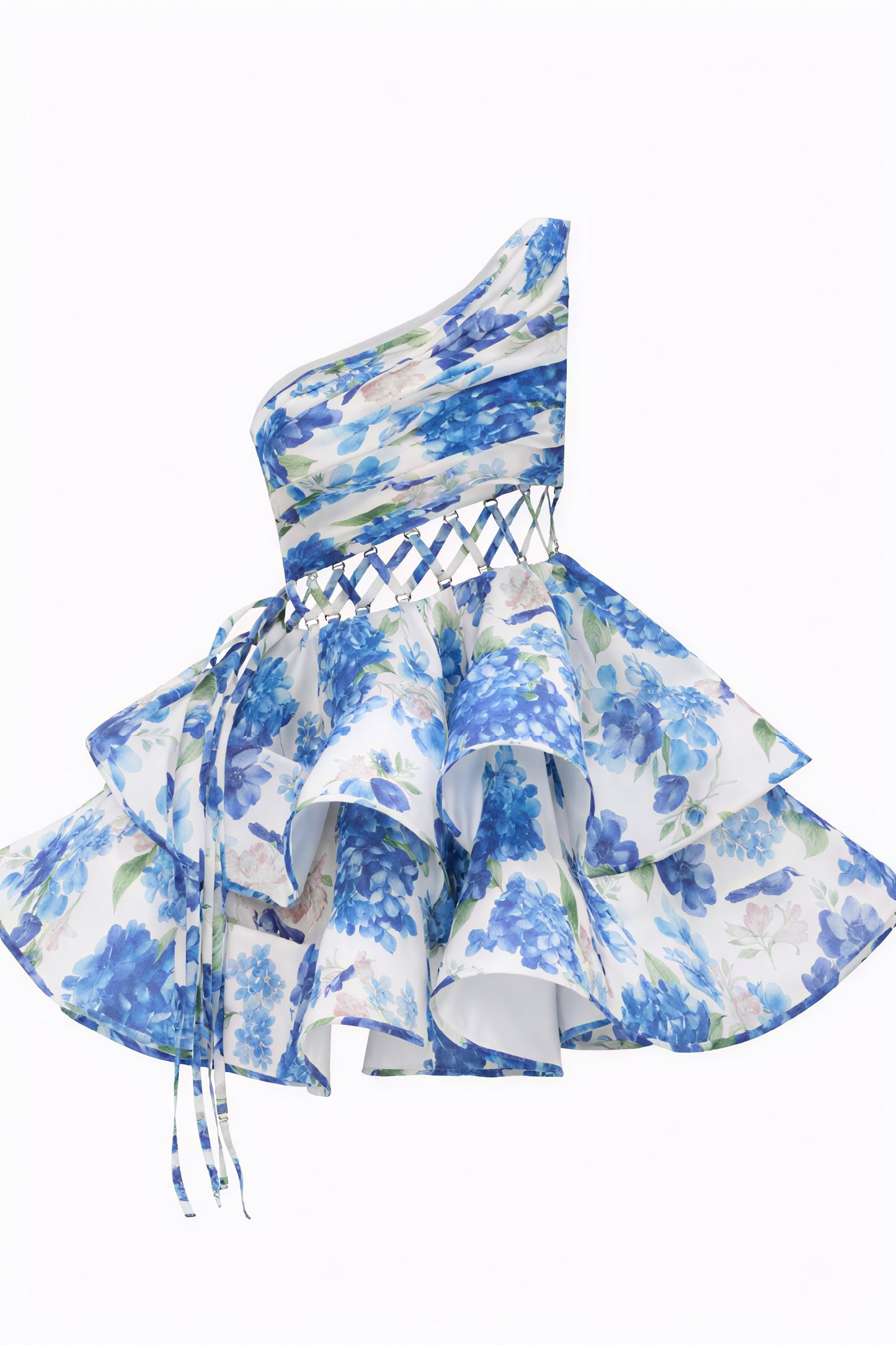 Vestido Mini Floral con Volantes