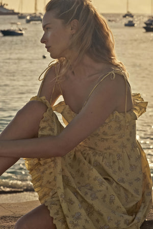 Vestido Midi Estampado Floral Romántico