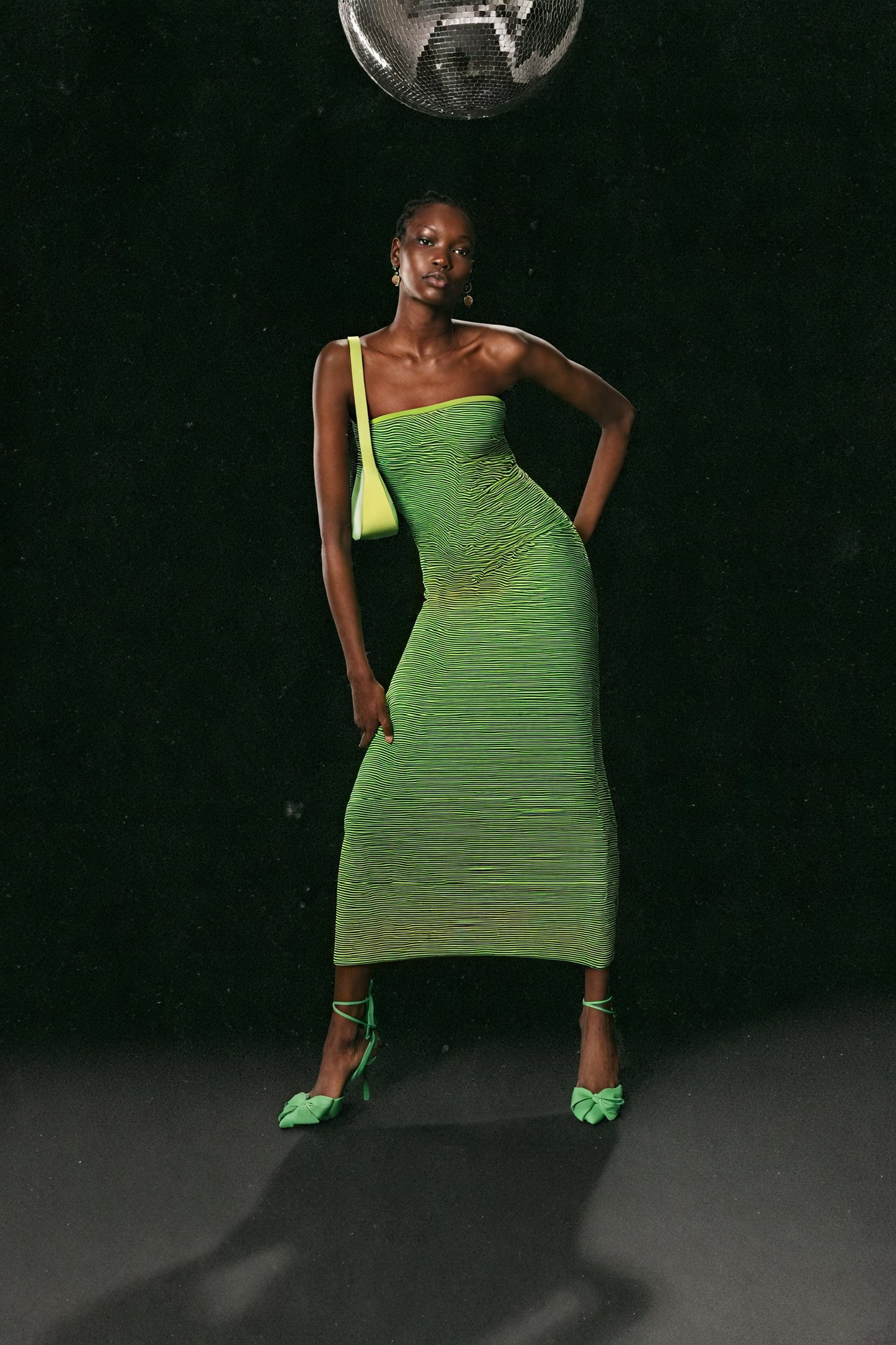 Vestido Midi Rayas Horizontales