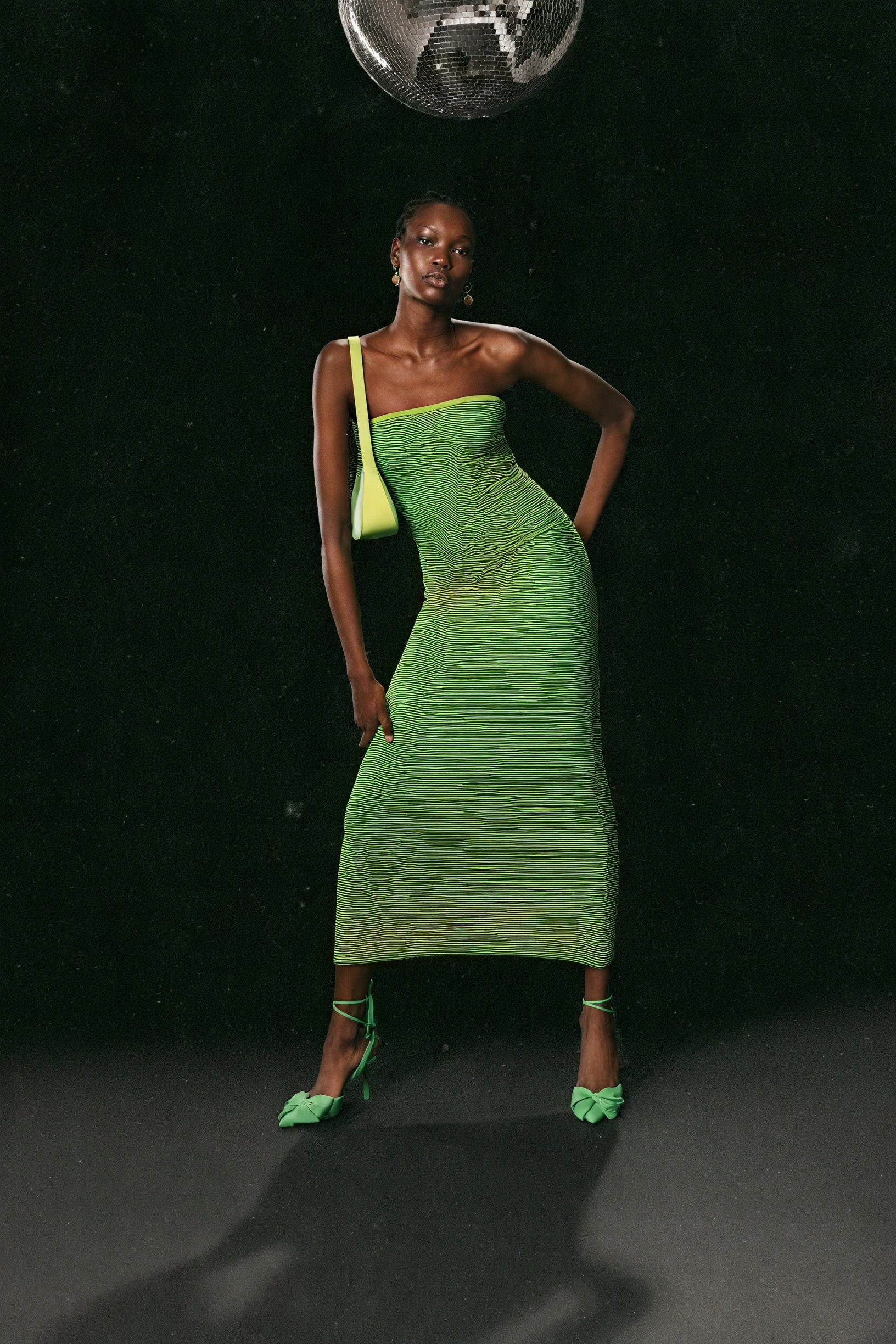 Vestido Midi Rayas Horizontales