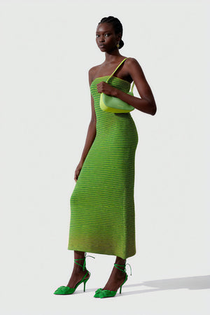 Vestido Midi Rayas Horizontales