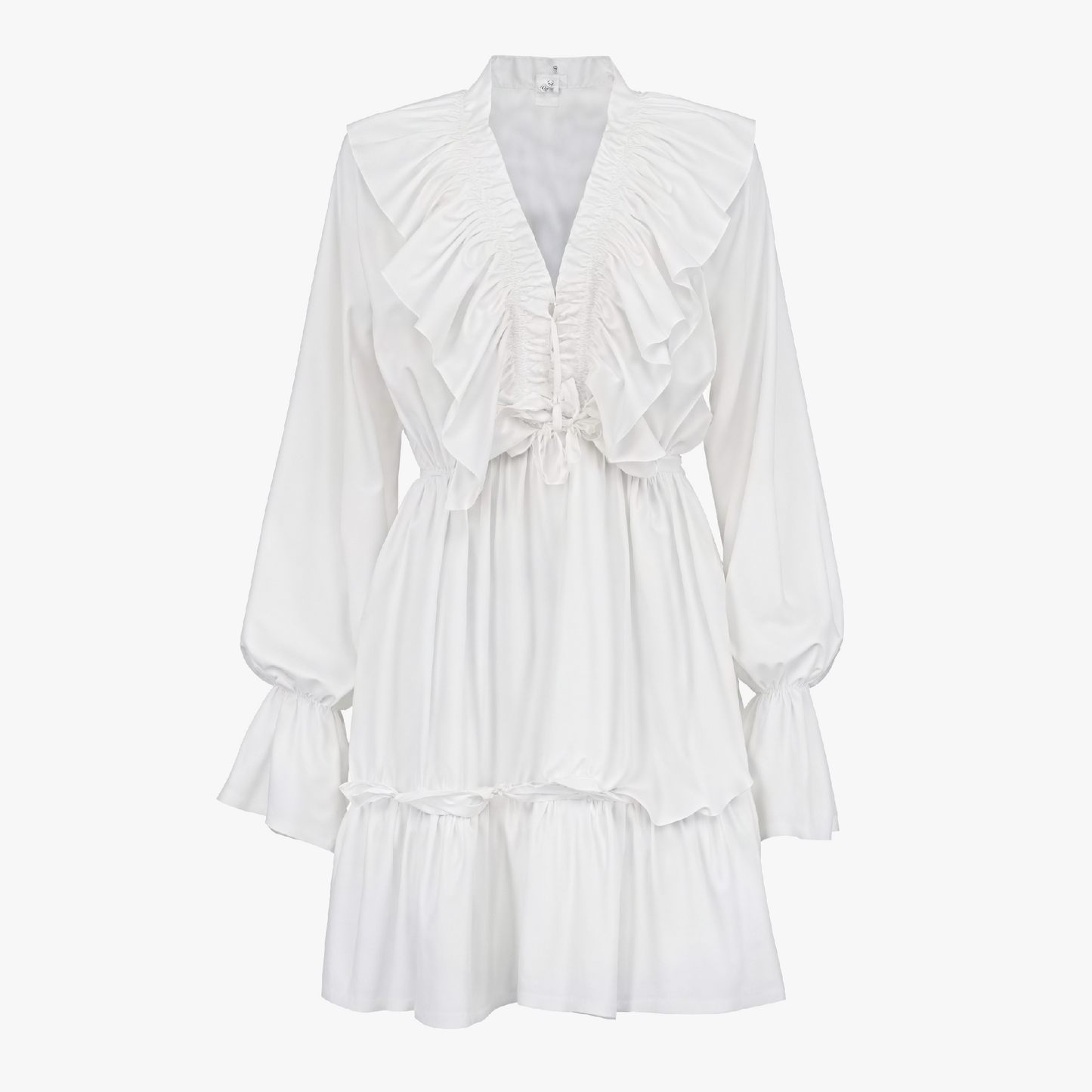 Vestido Mini Romántico con Volantes