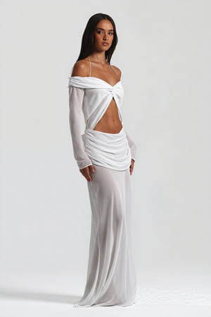 Vestido Sofisticado con Detalle Anudado