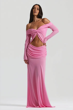 Vestido Sofisticado con Detalle Anudado