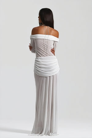 Vestido Sofisticado con Detalle Anudado