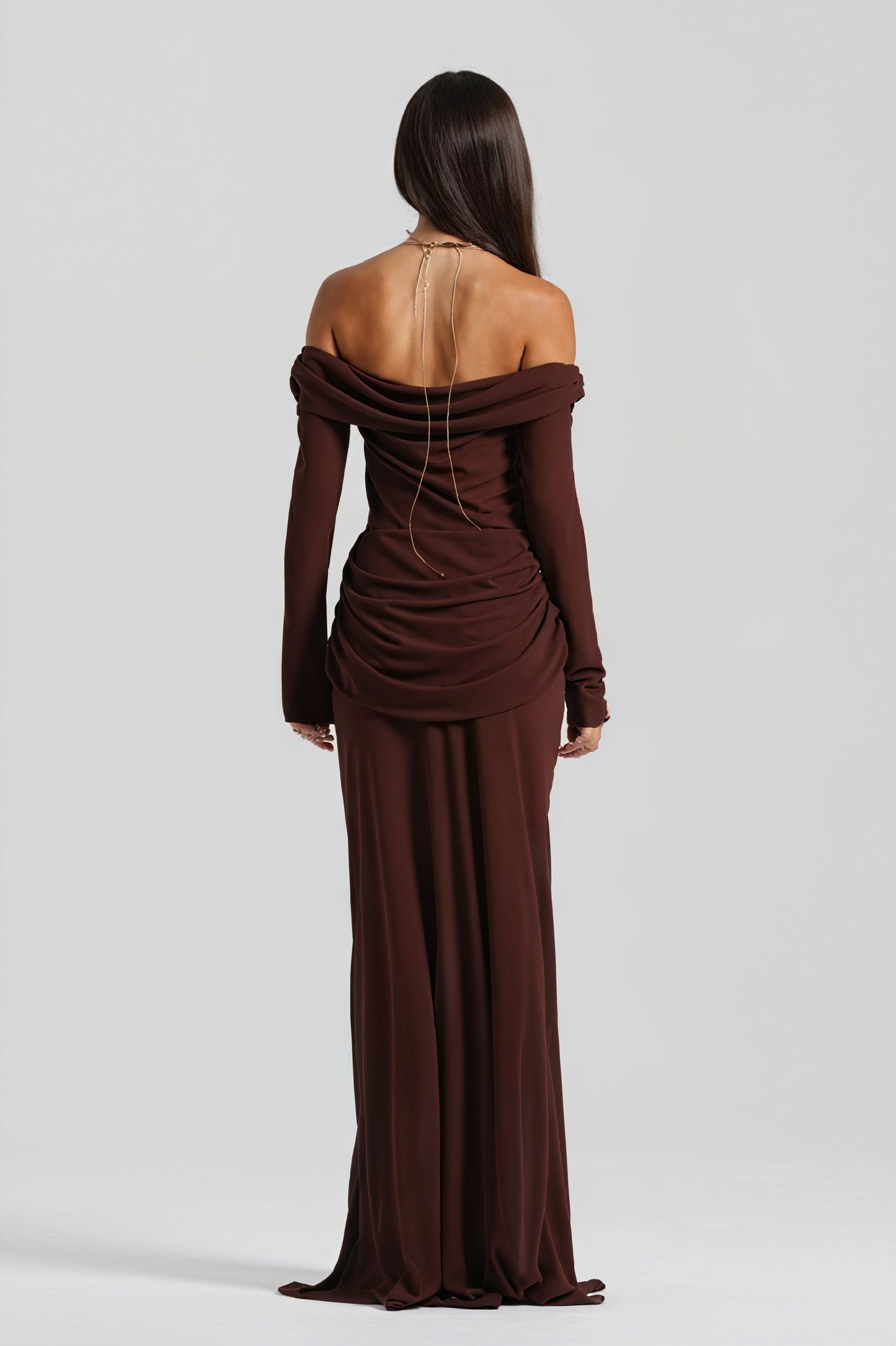 Vestido Sofisticado con Detalle Anudado