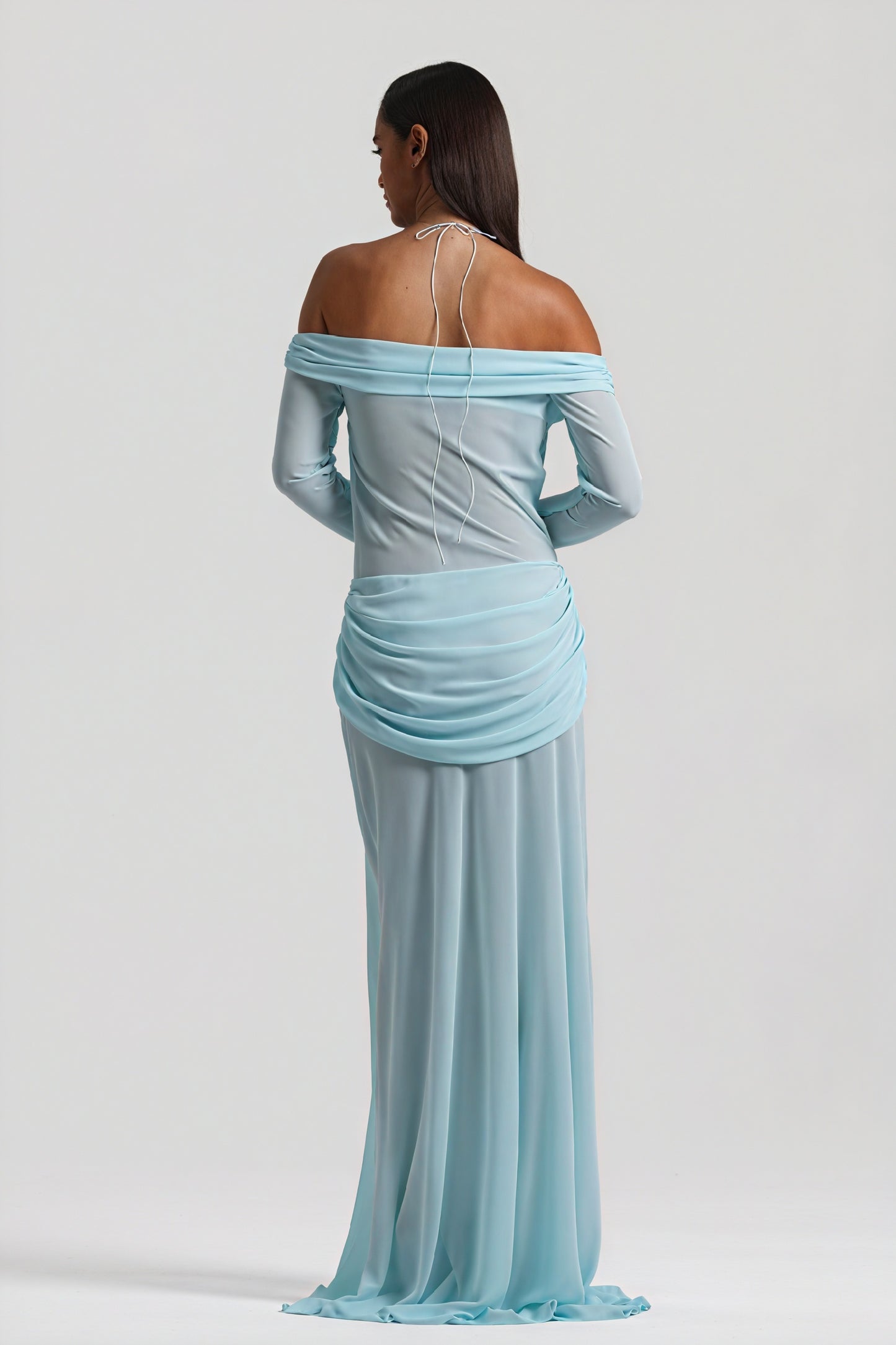 Vestido Sofisticado con Detalle Anudado