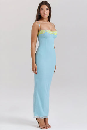 Vestido Midi/Maxi Texturizado con Abertura