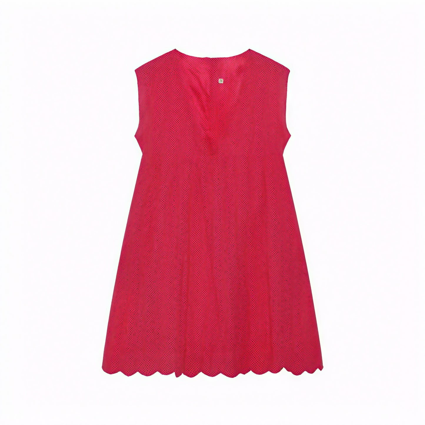 Vestido Perforado Mujer Escote V Bajo Ondulado Sin Mangas Transpirable Verano Elegante-81587-0bc1d5f2-4369-47c5-ba13-095e732b81a6