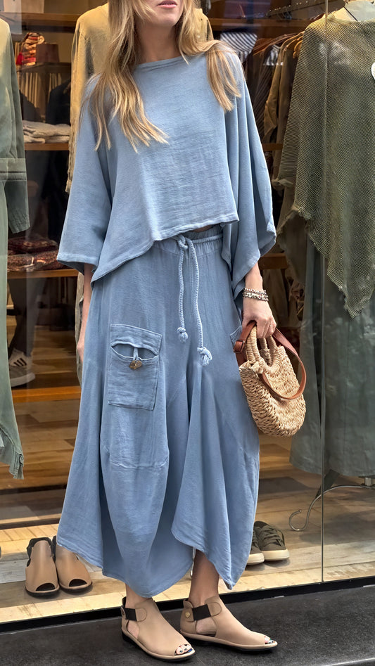 Conjunto Dos Piezas Mujer – Top y Pantalón Relaxed con Bolsillos y Cordón Ajustable-81991-496726e9-31ce-4713-9908-d18f31515543