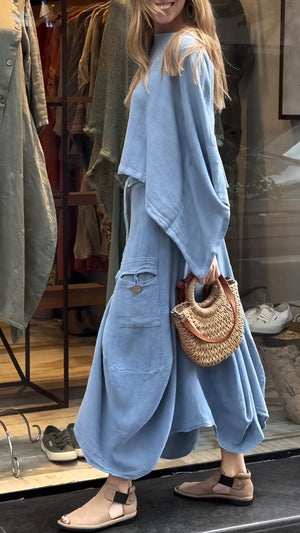 Conjunto Dos Piezas Mujer – Top y Pantalón Relaxed con Bolsillos y Cordón Ajustable-81991-cbcb318b-6766-4ce2-9dac-e586d4503c55