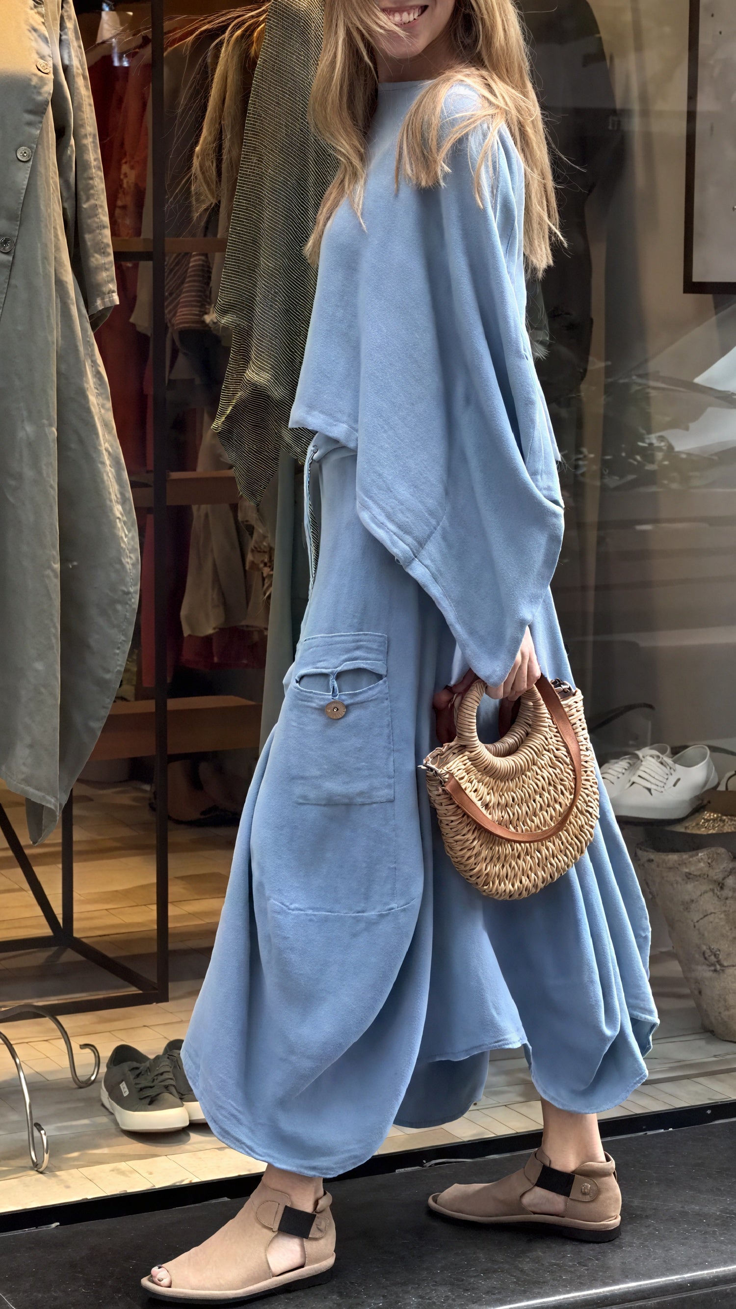 Conjunto Dos Piezas Mujer – Top y Pantalón Relaxed con Bolsillos y Cordón Ajustable-81991-cbcb318b-6766-4ce2-9dac-e586d4503c55