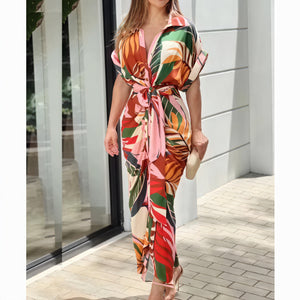 Vestido Camisero para Mujer – Cuello, Botones, Lazo en Cintura, Bajo Asimétrico, Vela Official-82303-bcac1700-98ef-4ab1-9e3b-708609e86083