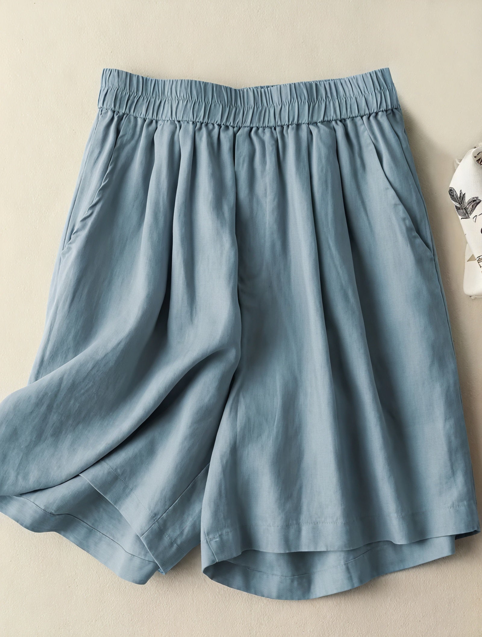 Shorts Fluidos de Cintura Alta