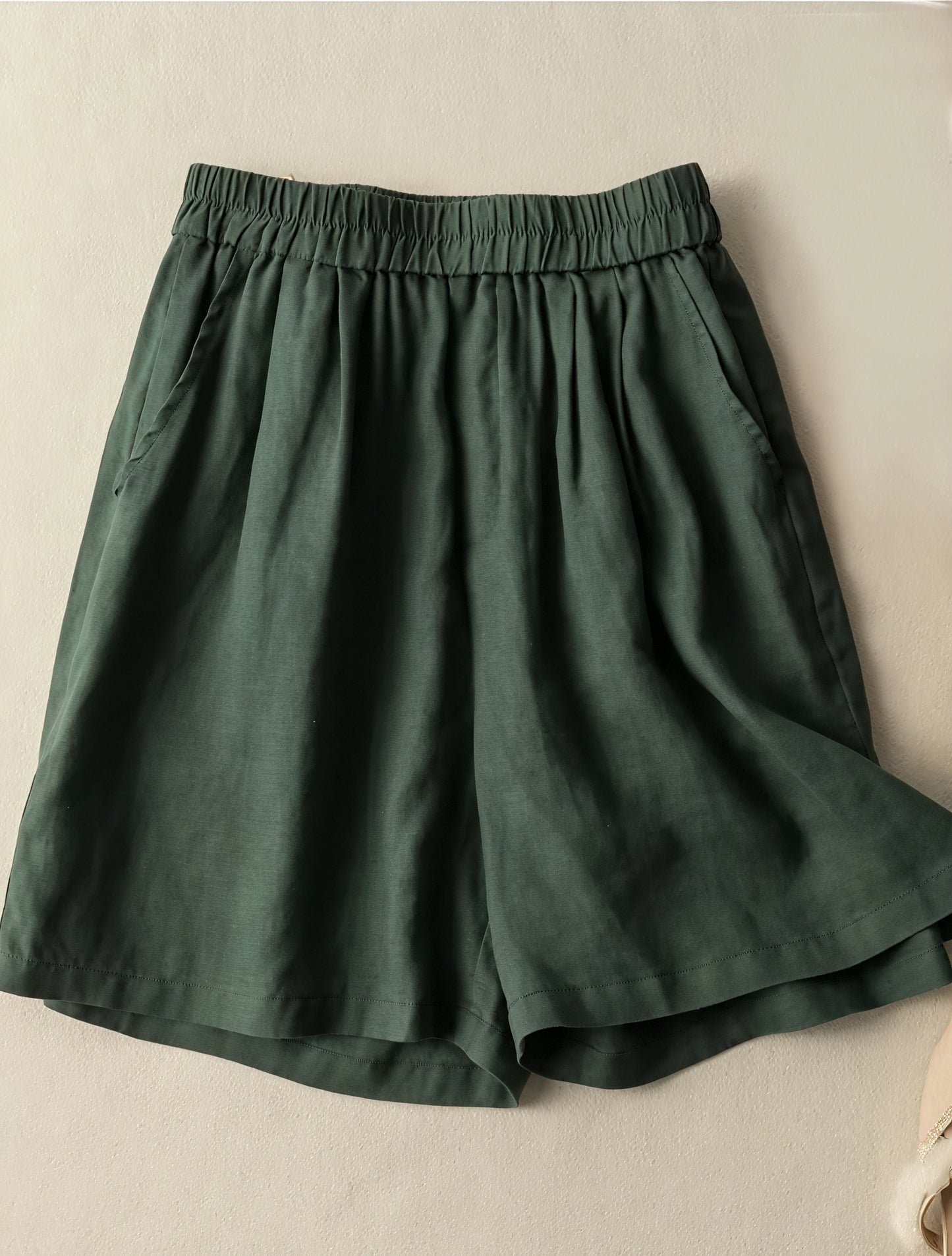 Shorts Fluidos de Cintura Alta