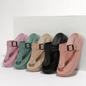 Sandalias de Diseño Minimalista con Hebilla Ajustable