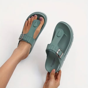 Sandalias de Diseño Minimalista con Hebilla Ajustable