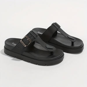 Sandalias de Diseño Minimalista con Hebilla Ajustable