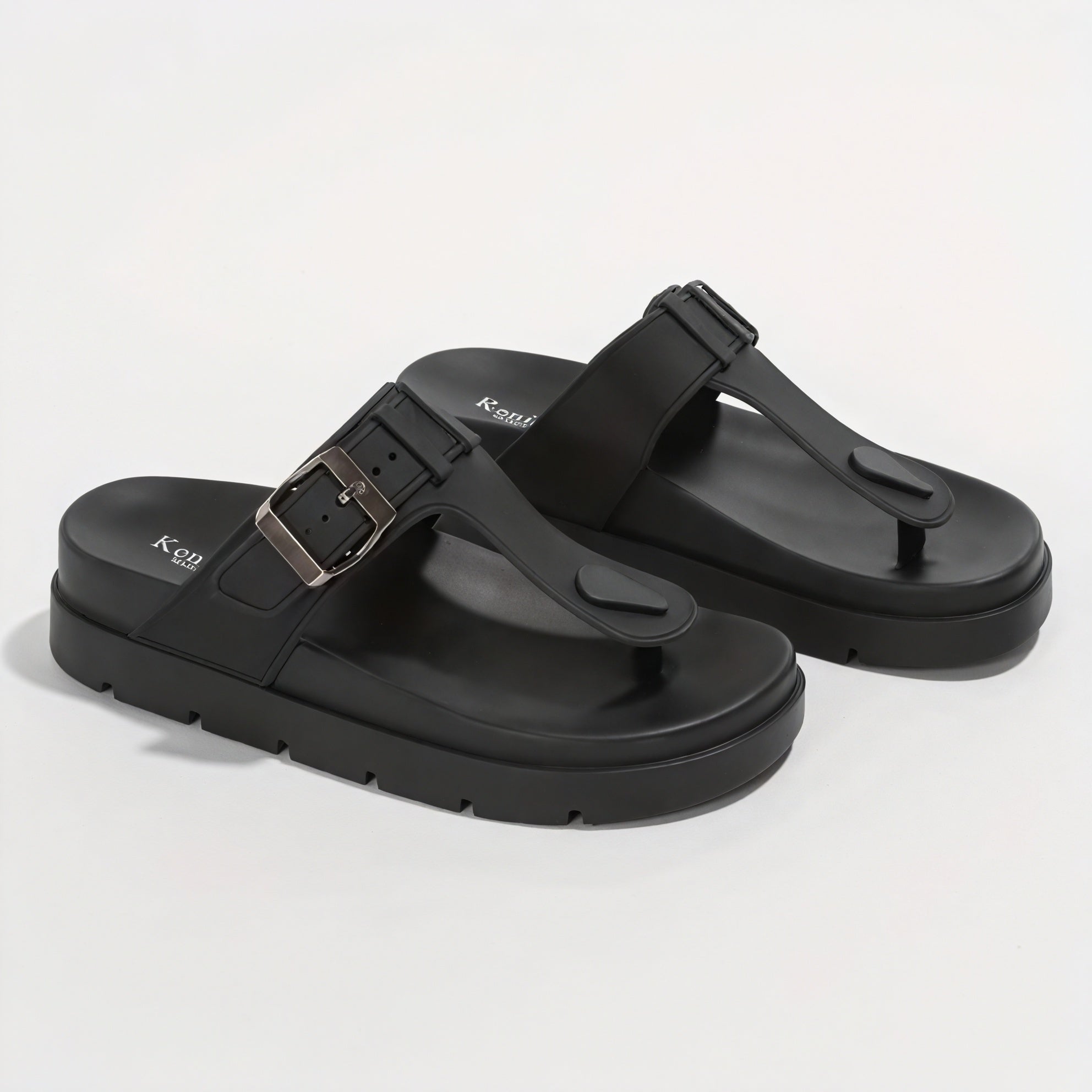 Sandalias de Diseño Minimalista con Hebilla Ajustable