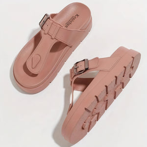 Sandalias de Diseño Minimalista con Hebilla Ajustable