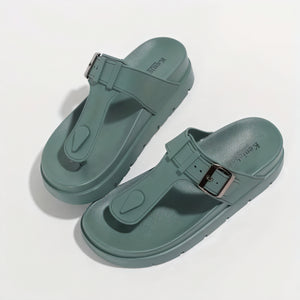 Sandalias de Diseño Minimalista con Hebilla Ajustable