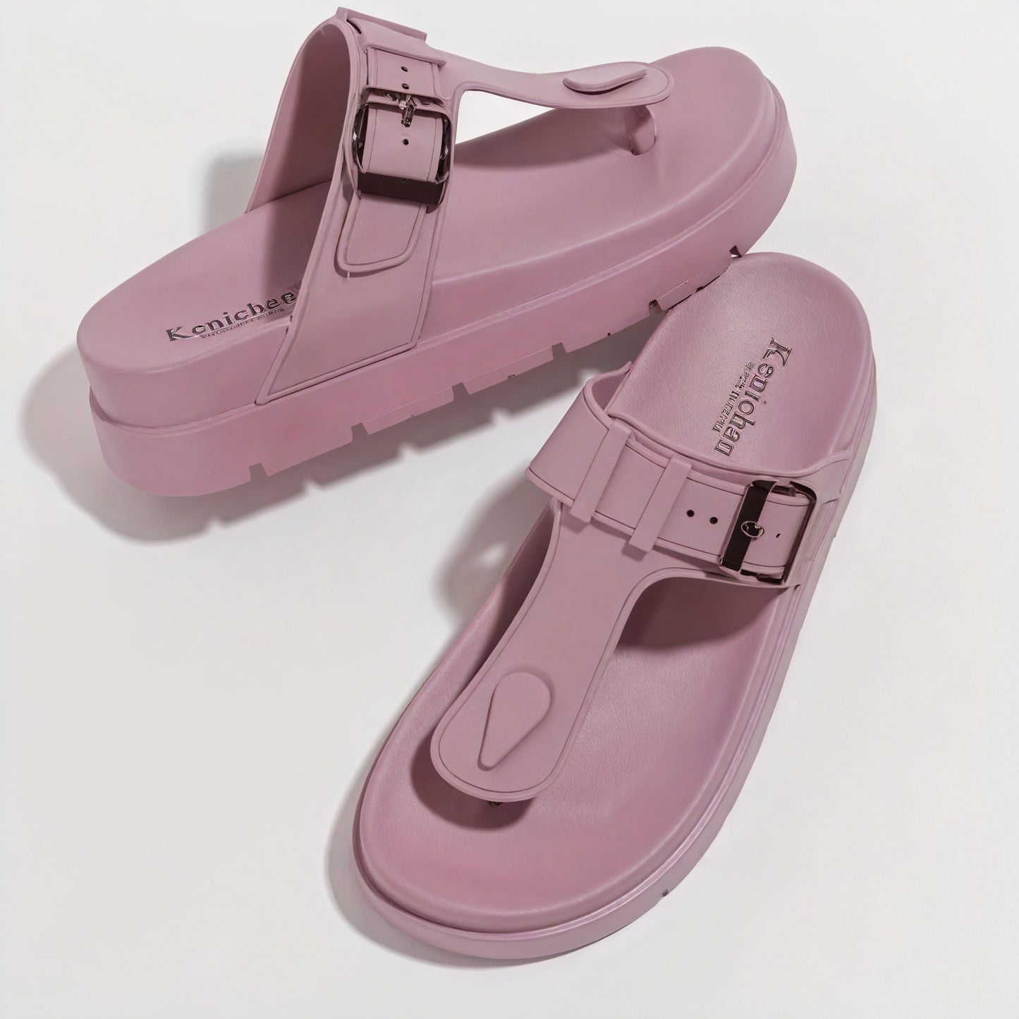 Sandalias de Diseño Minimalista con Hebilla Ajustable