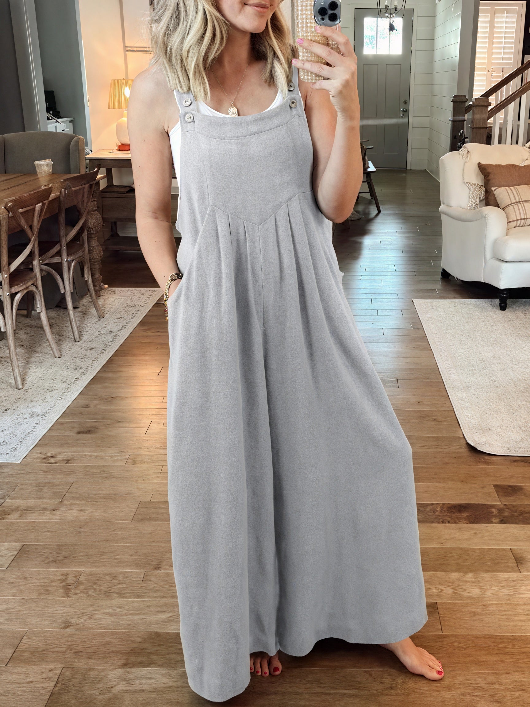 Prenda Fluida con Detalles Buttoned