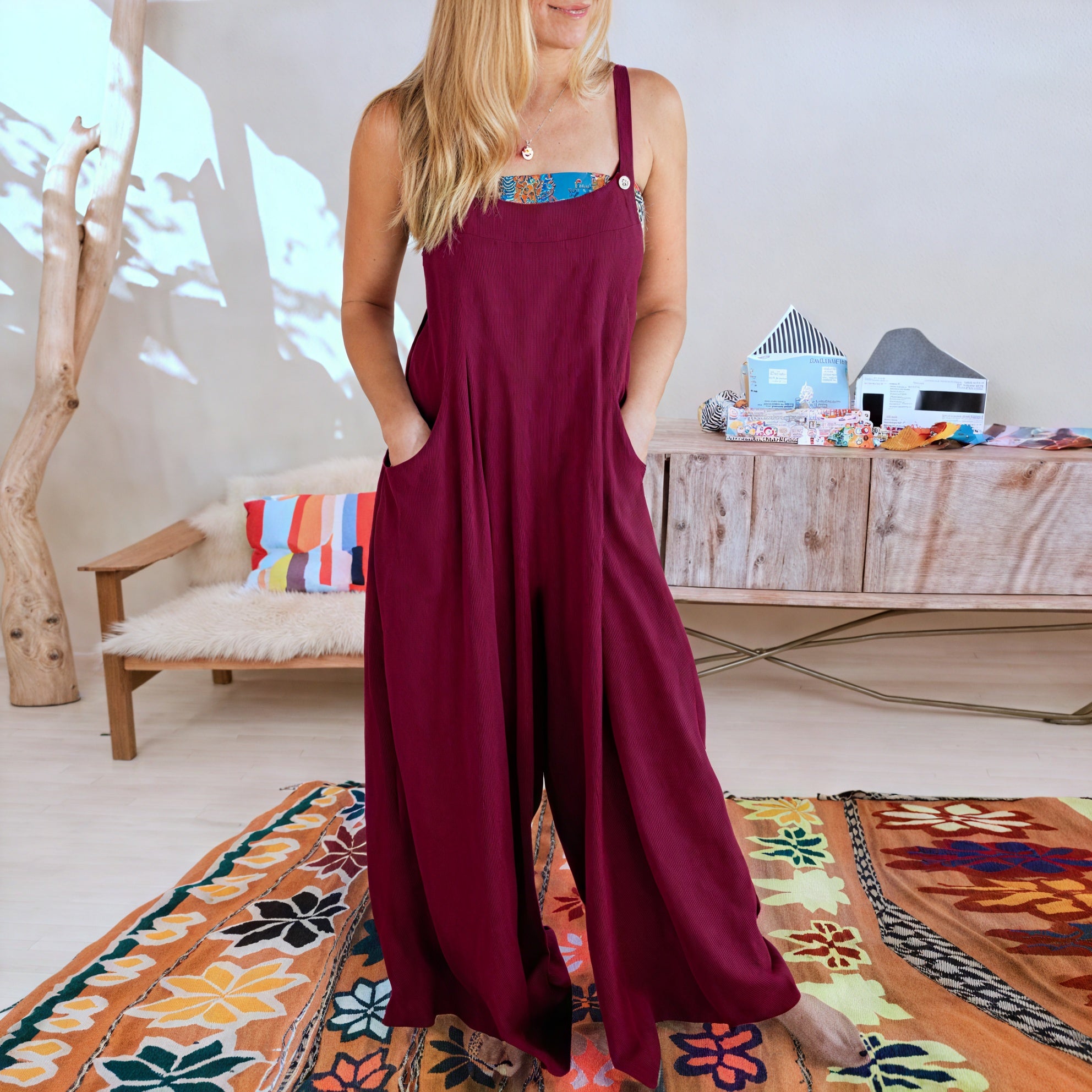 Prenda Fluida con Detalles Buttoned