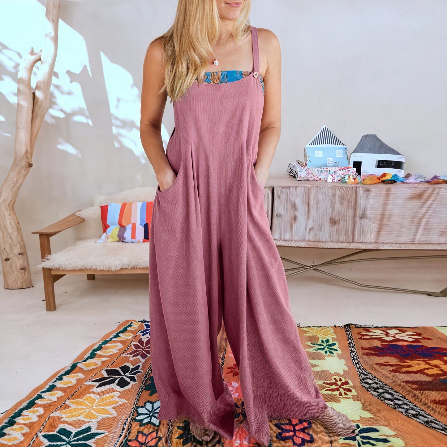 Prenda Fluida con Detalles Buttoned
