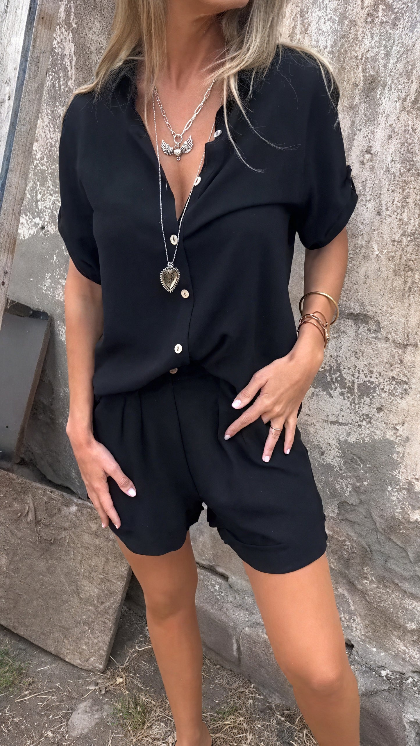Conjunto de Dos Piezas: Sofisticación Relajada