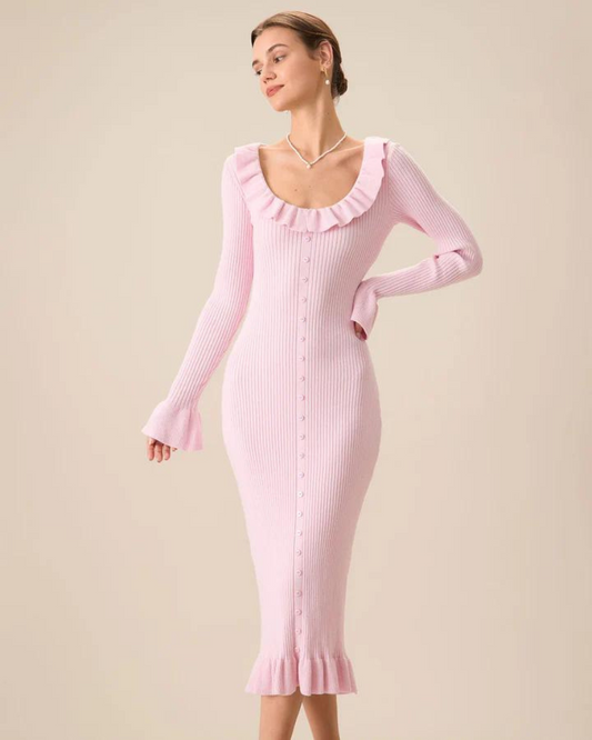 Prenda Midi con Encanto Romántico y Detalles Delicados