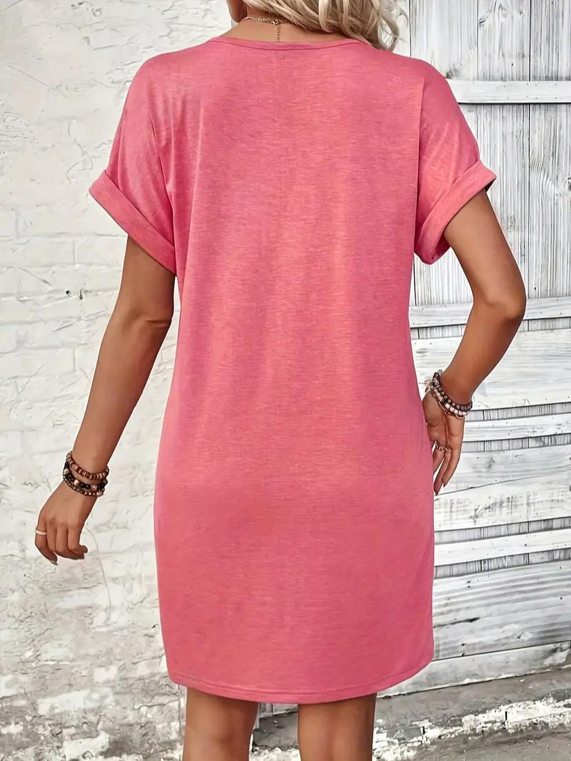 Vestido Ligero con Escote en V para Días Soleados