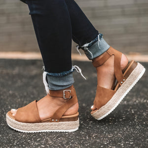 Sandalia Plataforma Mujer Estilo Alpargata con Tira al Tobillo y Puntera Abierta - Confort y Estilo Veraniego-83252-e4f382a4-74bb-49f9-a534-378ff42e17d2