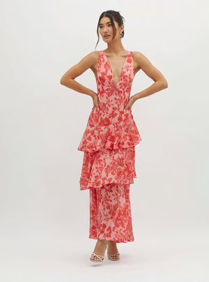 Vela Official Vestido Mujer Escote V Floral – Falda de Volantes Fluida Ligera-83283-8dd89e02-d233-41f6-9a78-9c9d7d8fbe8c