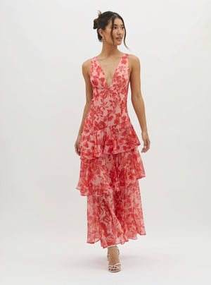 Vela Official Vestido Mujer Escote V Floral – Falda de Volantes Fluida Ligera-83283-a9cfc6a7-1b6f-4a4e-a5d6-a0c5ef3da866