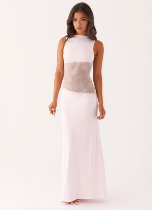 Vestido Maxi Sin Mangas para Mujer – Panel de Encaje Elegante, Estilo Formal-83478-c1e3a9b6-cfa3-4458-9e0e-1f8c09d77774