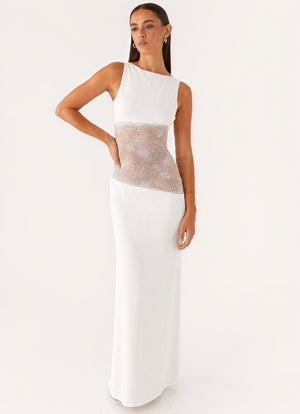 Vestido Maxi Sin Mangas para Mujer – Panel de Encaje Elegante, Estilo Formal-83478-65a381ee-310d-48de-8ec6-49a8ec170033