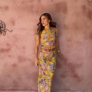 Conjunto Dos Piezas Mujer – Estampado Floral Falda Maxi y Top Corto-83559-49b90ac5-0c56-401d-98f2-bfe6d6df0840