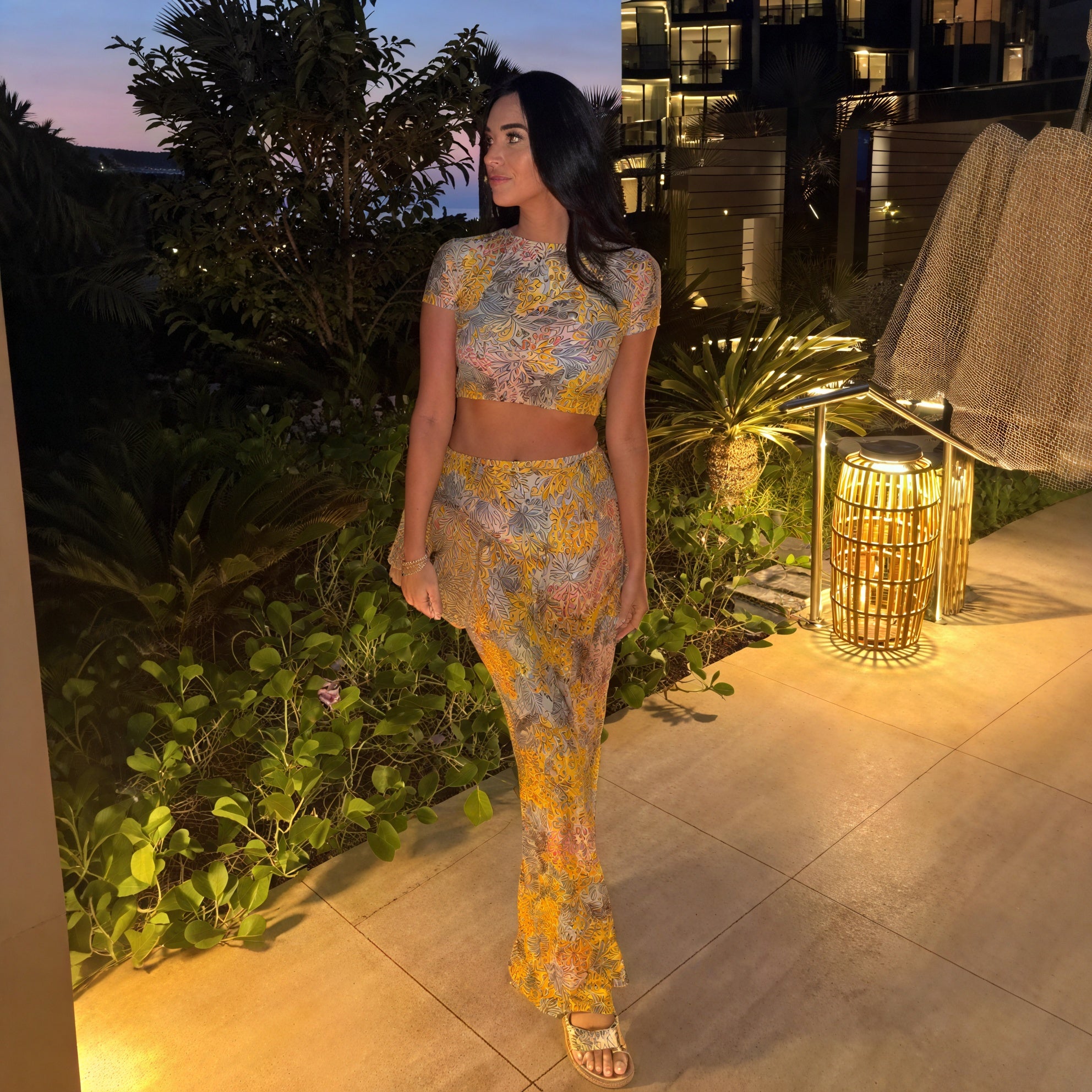 Conjunto Dos Piezas Mujer – Estampado Floral Falda Maxi y Top Corto-83559-36bb46b6-2bf1-47ad-b822-5144f87646c5