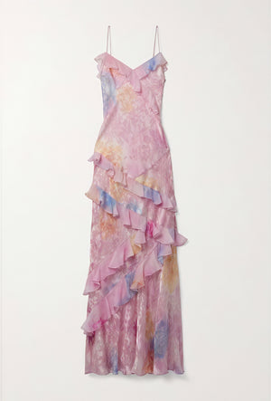 Vestido Sin Mangas Floral con Volantes y Tirantes Finos para Mujer, Vela Official-83560-3a5b9b60-9bc7-45fa-a4ef-caae3da8a61a