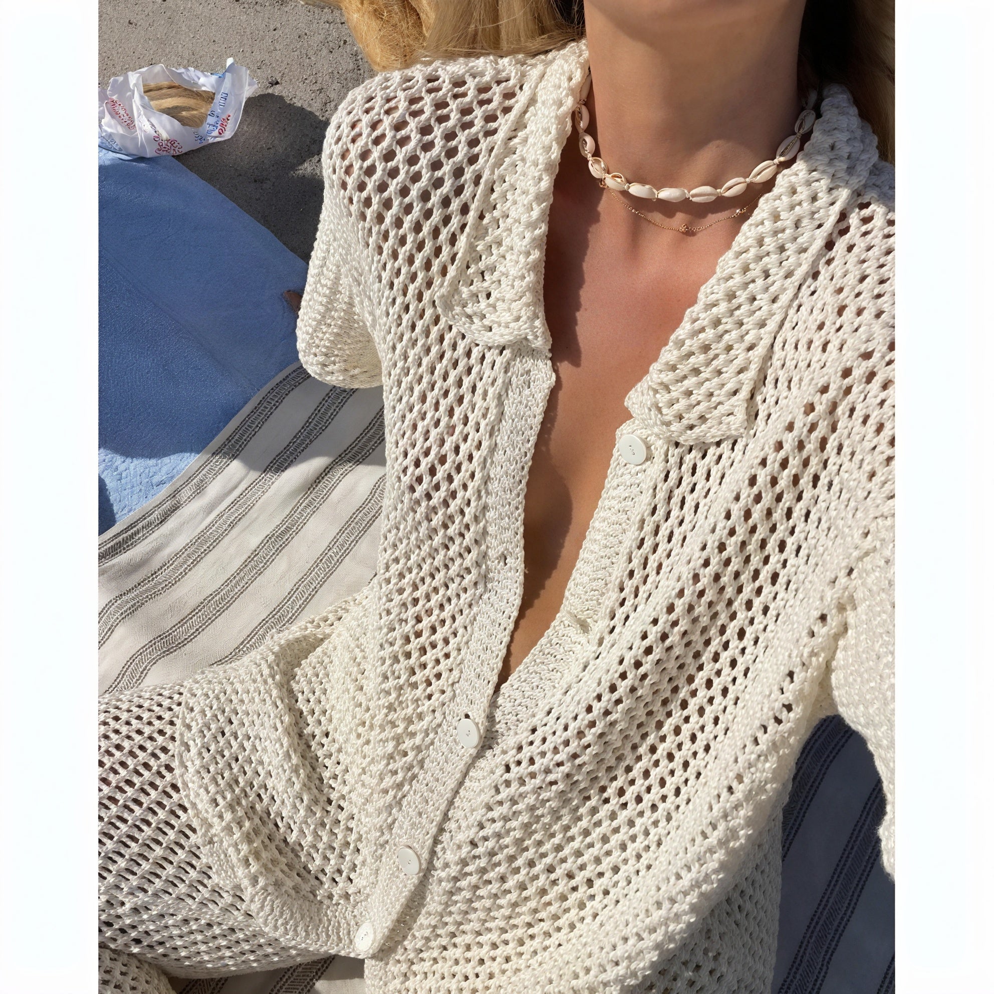 Conjunto de Dos Piezas de Mujer – Tejido Ligero, Camisa Abotonada y Pantalón, Vela Official-83778-83cb4908-d391-456d-8eb5-136860de3d25