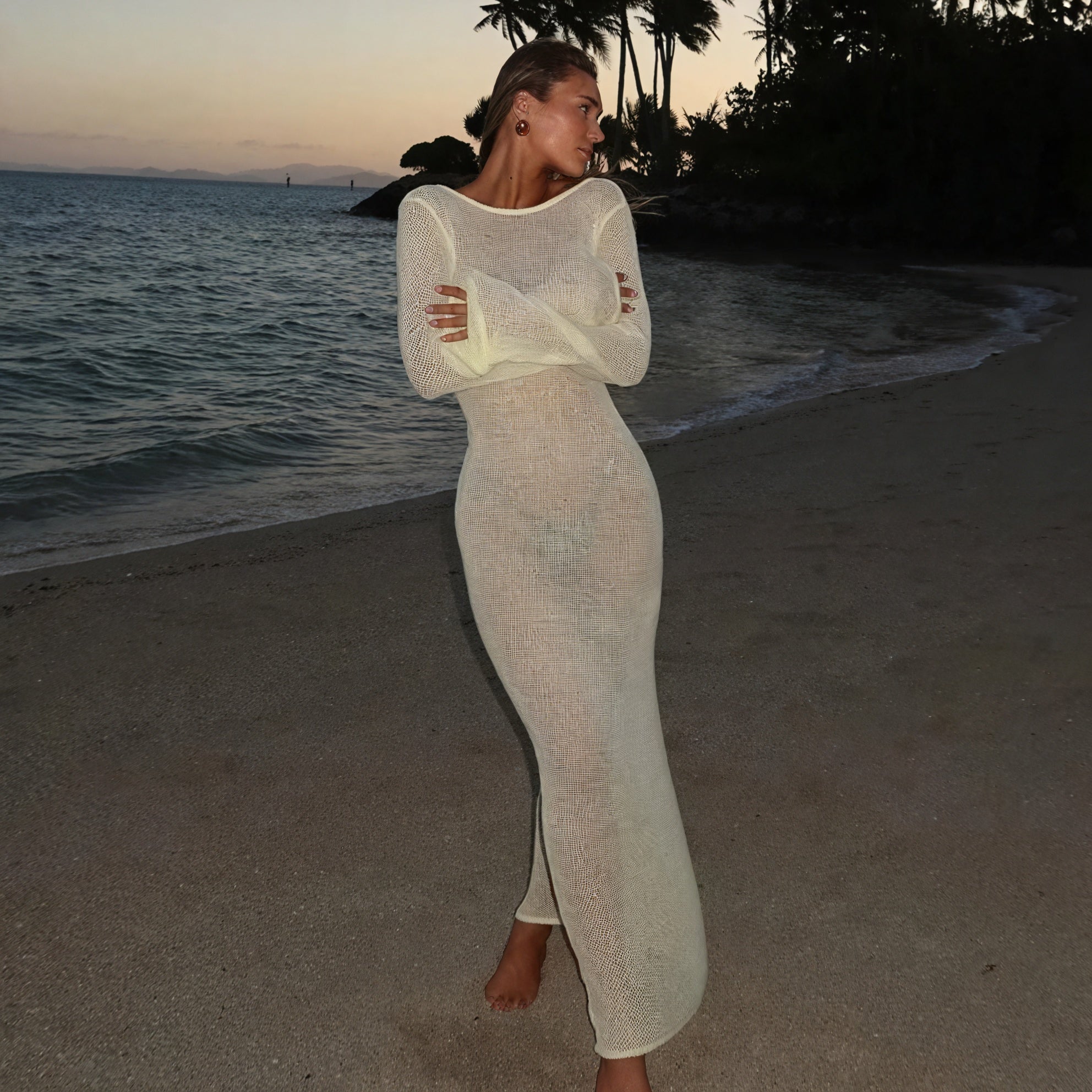 Vestido Maxi Mujer Tejido Calado Manga Larga Transparente Estilo Playa-83806-9b4a14d6-e950-4130-9407-6f6710ad7109