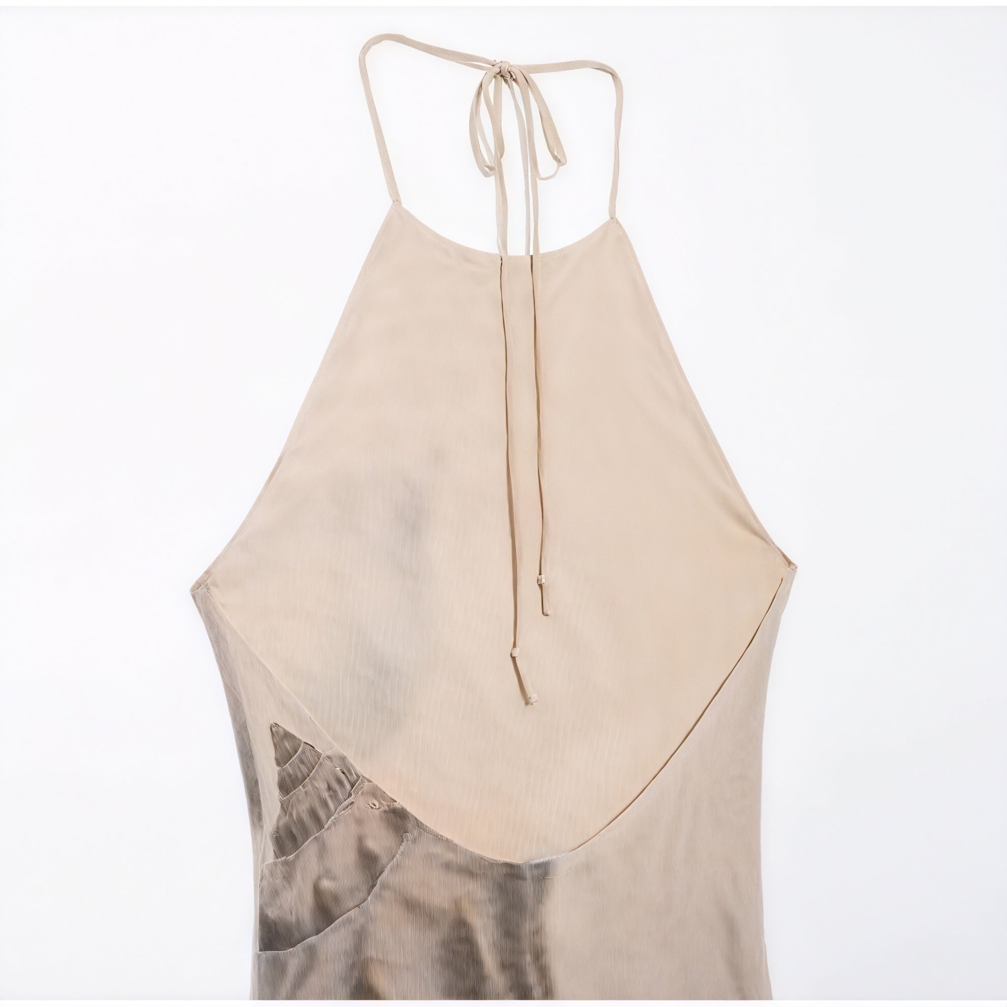 Vestido Maxi Halter para Mujer – Estampado Único, Tejido Texturizado Ligero, Vela Official-83816-17241f35-fda6-46ca-8bd4-d260b848ab7b